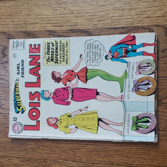 DC Comics | Other | Vintage 6s Supermans Girlfriend Lois Lane No 5 Dc ...